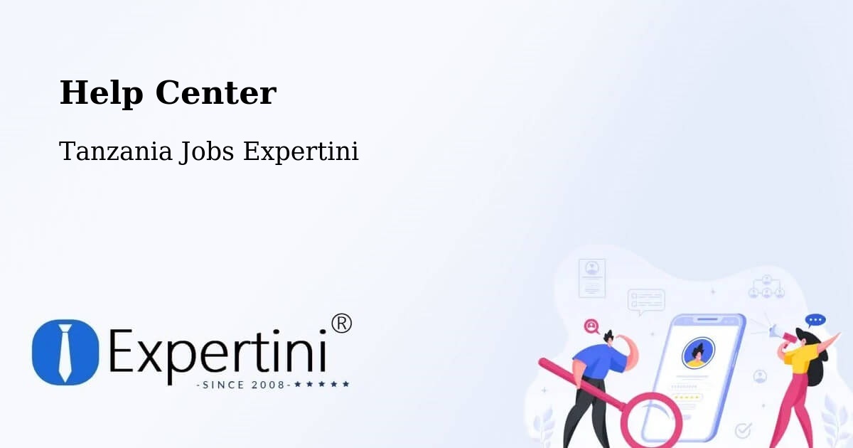 Help Center – Nanyamba - Tanzania Jobs Expertini