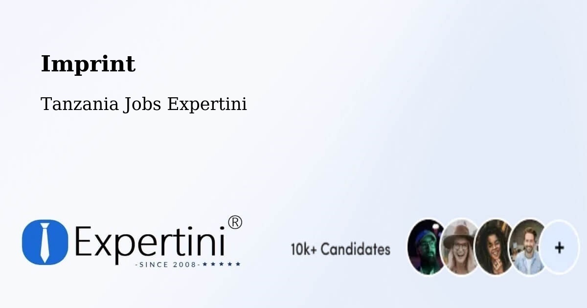 Imprint – Nanyamba - Tanzania Jobs Expertini